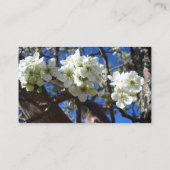 Carte De Visite Spring Flowering Pear Tree (Dos)