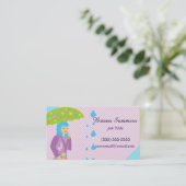 Carte De Visite Spring Girl (Debout devant)