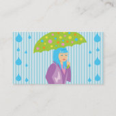 Carte De Visite Spring Girl (Dos)