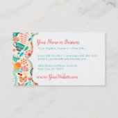 Carte de visite Spring Tea Garden (Dos)