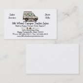 Carte De Visite Sprinter Camper Van RV (Devant / Derrière)
