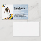 Carte De Visite Sprinter Se préparer à s'exécuter | Fitness (Devant / Derrière)