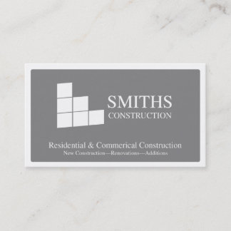 Carte De Visite Sqaures de construction