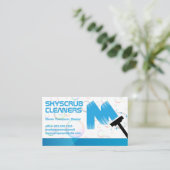 Carte De Visite Squeegee | Bulles de savon (Debout devant)