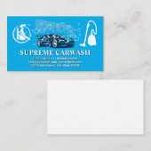 Carte De Visite Squeegee | Nettoyage par pulvérisation | Vacum | L (Devant / Derrière)