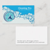 Carte De Visite Squeegee | Soap Bubbles (Devant / Derrière)