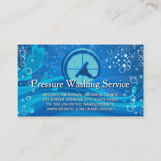 Carte De Visite Squeegee Windows Clean | Bubbles