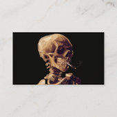 Carte De Visite Squelette de tabagisme par Van Gogh (Dos)