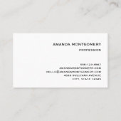 Carte De Visite Squelette éffrayant avec Citrouilles mal (Dos)