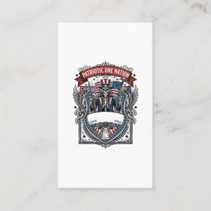 Carte De Visite Squelette oncle Sam patriotique Squelette patriote