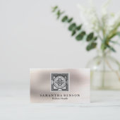 Carte De Visite Sri Yantra élégant / Sri Chakra (Debout devant)