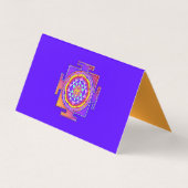 Carte De Visite Sri Yantra - Symbole hindouiste Design 1 (Dos)