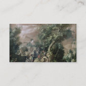 Carte De Visite St John le baptiste prêchant (huile sur la toile) (Dos)