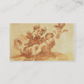 Carte De Visite St Joseph adorant l'enfant du Christ (stylo, (Dos)