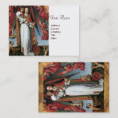 CARTE DE VISITE ST. MICHAEL DANS LE DERNIER JUGEMENT (Devant / Derrière)