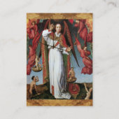 CARTE DE VISITE ST. MICHAEL DANS LE DERNIER JUGEMENT (Dos)