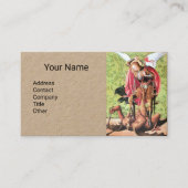 Carte De Visite ST. MICHAEL, DRAGON ET JUSTICE, Brown Vert Rouge (Devant)