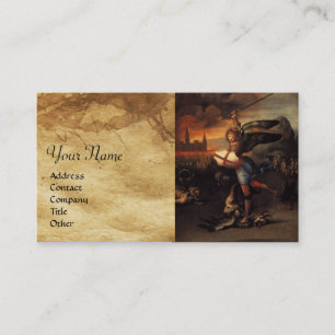 Carte De Visite St Michael et le Dragon