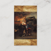 Carte De Visite St Michael et le Dragon (Dos)
