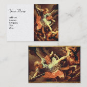 Carte De Visite St. Michael l'Archange Blanc (Devant / Derrière)