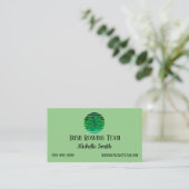 Carte De Visite St. Patrick's Day Irish 4 Leaf Clover Retro (Debout devant)