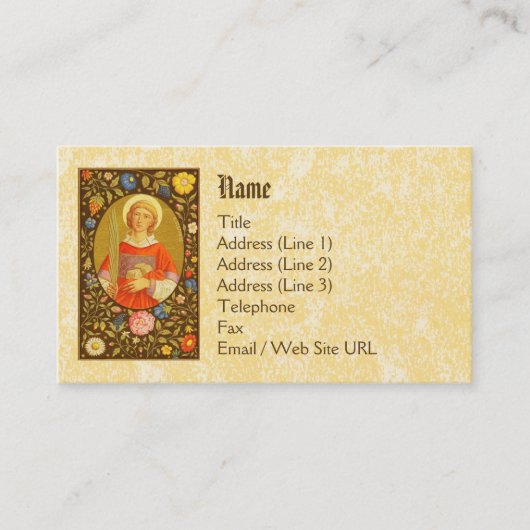 Carte De Visite St. Stephen le ProtoMartyr (PM 08) Norme (Devant)