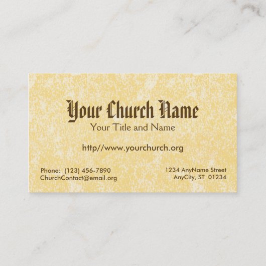 Carte De Visite St. Stephen le ProtoMartyr (PM 08) Norme FB (Dos)