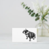 Carte De Visite Stable est suffisant (Debout devant)