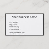 Carte De Visite Stac Pollaidh Mountain Highlands of Scotland Busin (Dos)