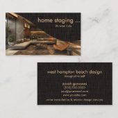 Carte De Visite Stages professionnels contemporains (Devant / Derrière)