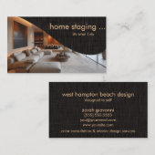 Carte De Visite Stages professionnels contemporains (Devant / Derrière)