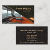 Carte De Visite Stages professionnels contemporains (Devant / Derrière)