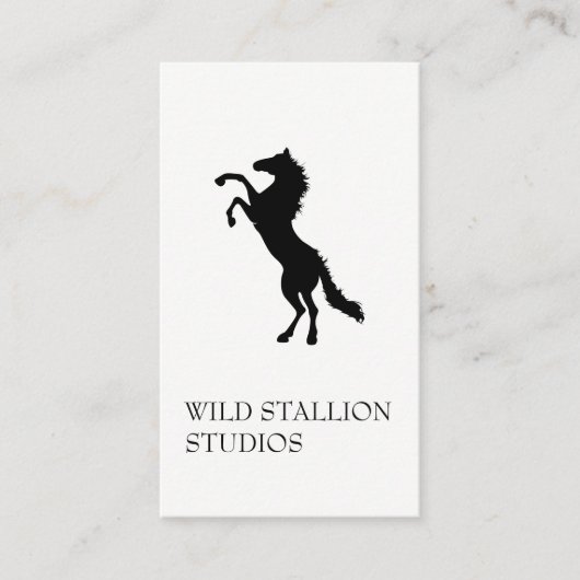 Carte De Visite Stallion (Devant)