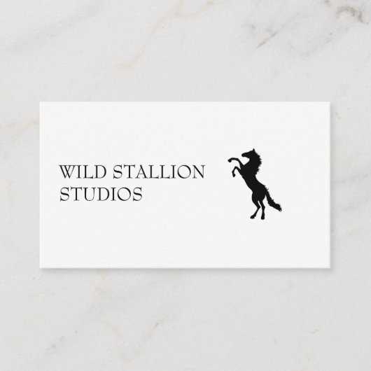 Carte De Visite Stallion (Devant)