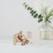 Carte De Visite Stallion arabe (Debout devant)