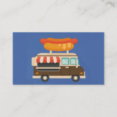 Carte De Visite Stand de chien chaud personnalisé ou panier alimen (Dos)