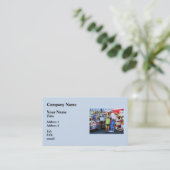 Carte De Visite Stand de glace (Debout devant)