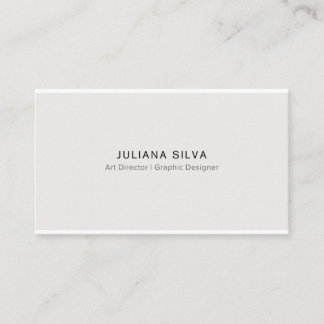 Carte de visite standard