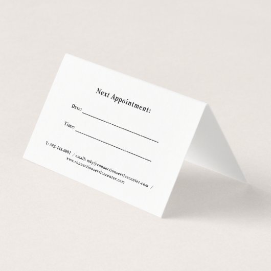 Carte de visite standard, 3,5" x 2,0" (Back)