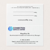 Carte de visite standard, 3,5" x 2,0" (Outside Unfolded)