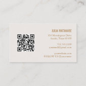 Carte De Visite Standard, 3.5" x 2.0" Business Card (Dos)
