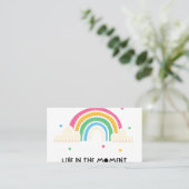 Carte de visite standard, 9,0 cm x 5,0 cm (Debout devant)