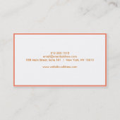 Carte De Visite Standard - Avec suivi (Dos)