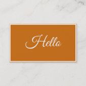 Carte De Visite Standard - Avec suivi (Devant)