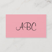 Carte de visite standard ColorWheel Light Pink 1 (Dos)