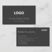 Carte de visite standard de 3,5 po x 2,0 po (Devant / Derrière)