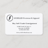 Carte de visite standard de 3,5 pouces x 2,0 pouce (Devant)