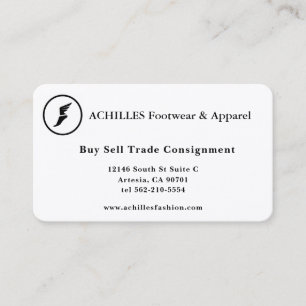 Carte de visite standard de 3,5 pouces x 2,0 pouce