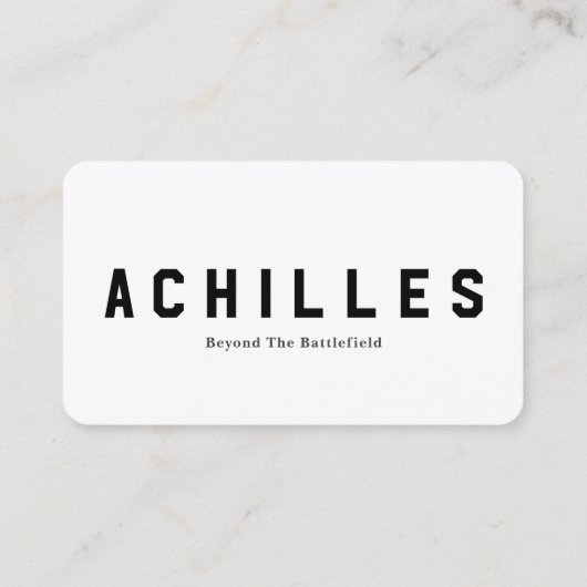 Carte de visite standard de 3,5 pouces x 2,0 pouce (Dos)