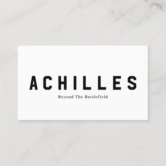 Carte de visite standard de 3,5 pouces x 2,0 pouce (Dos)